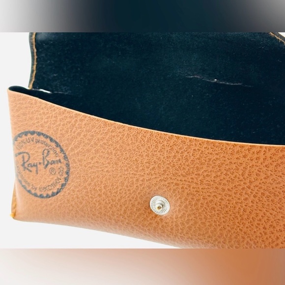 Ray-Ban Polarized Aviator Sunglasses In Gunmetal/Blue, Unisex Size M 55, GUC - Picture 9 of 13